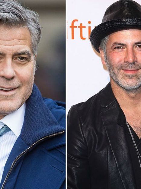 Джордж Клуни и его двойник / © Getty Images/Fotobank