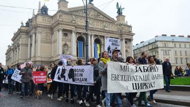Марш за права тварин у Львові / © УНІАН