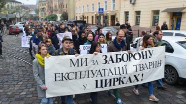 Марш за права тварин у Львові / © УНІАН