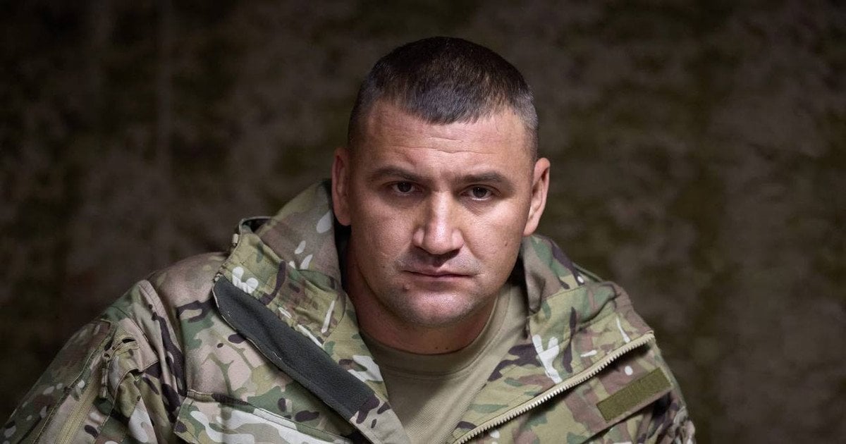 Командир полку "Скеля" Юрій Гаркавий