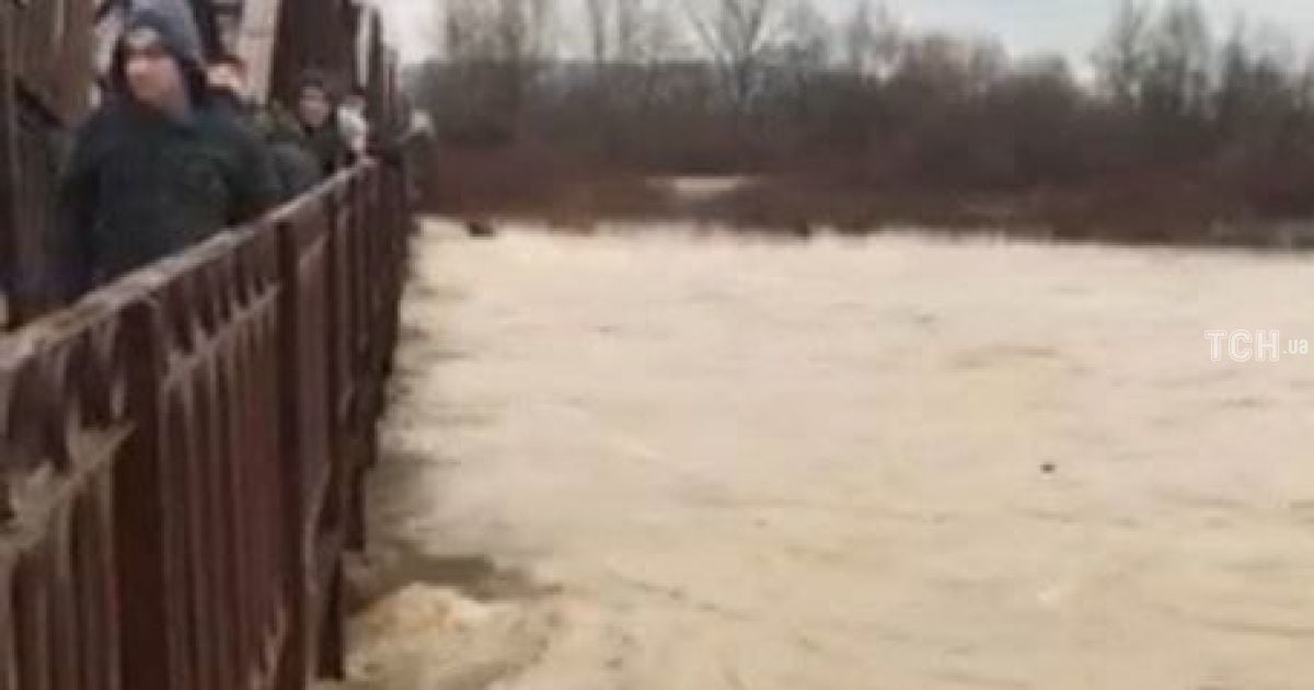В Закарпатье пришла большая вода: местные боятся прорыва дамбы
