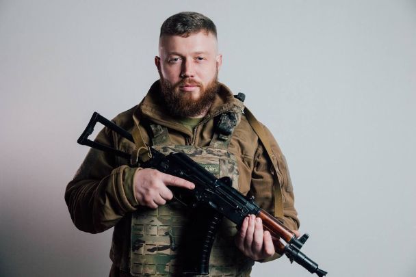 Командир 2-го штурмового батальйону 3 ОШБр Дмитро Кухарчук 