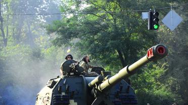 військова техніка їде на репетицію параду на Хрещатик_13 / © ТСН.ua