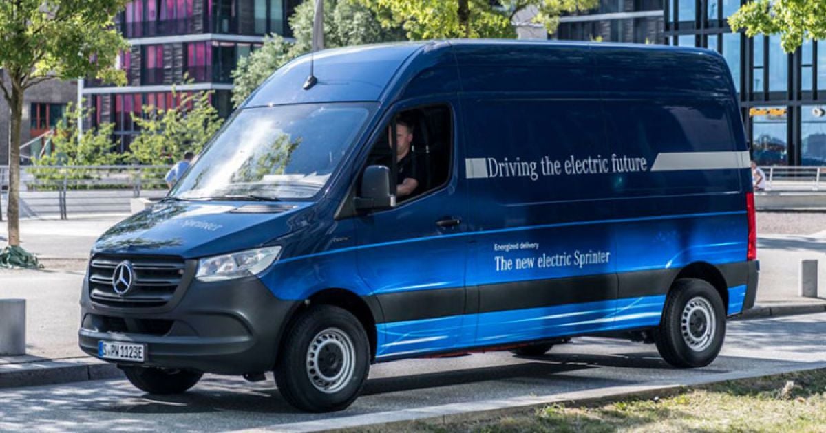 Mercedes-Benz анонсировал электрический фургон Sprinter нового поколения