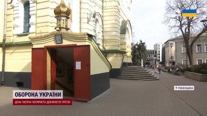 У Рівному з колонок волає російська мова "московських" попів! Навіть під час хвилини мовчання!