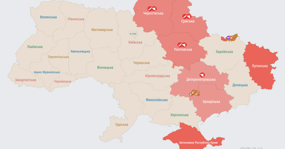 Мапа тривог