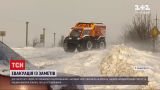 Новости Украины: на Прикарпатье снегоболотоходы освобождают заблокированных в переметах водителей