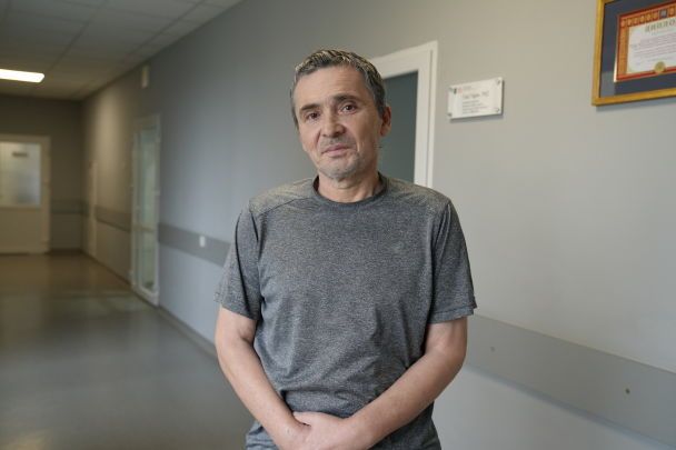 Пацієнт львівської лікарні Сергій Кривко / © Перше медичне об'єднання Львова