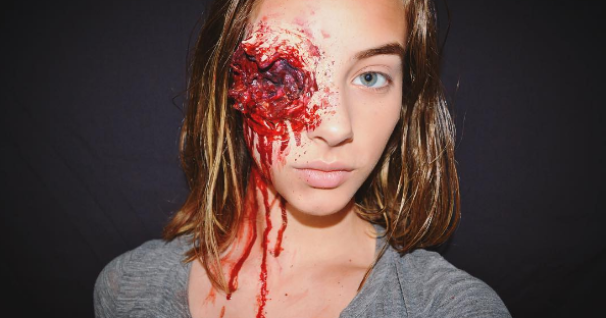 15-летняя звезда Instagram с кровавым мейкапом и воинственные фото девушки-бойца АТО. Тренды Сети