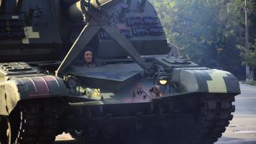 військова техніка їде на репетицію параду на Хрещатик_19 / © ТСН.ua