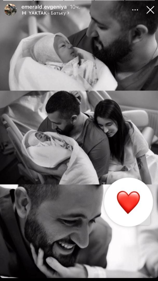 Євгенія Емеральд із чоловіком та донькою / © instagram.com/emerald.evgeniya