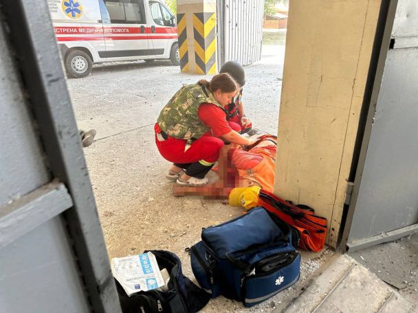 Росіяни обстріляли Херсон 23 червня. / © Голова Херсонської ОВА Олександр Прокудін.