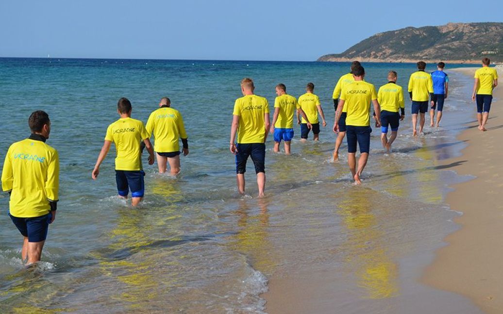 Сборная готовится к Евро на Сардинии. / © Официальный сайт УЕФА
