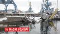 У Кам'янському 300 тон мазуту вилилось у Дніпро