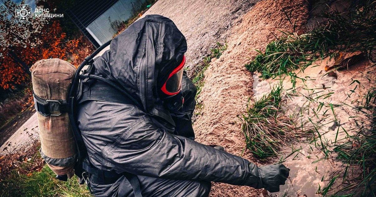 Ліквідація витоку азотної кислоти в Київській області