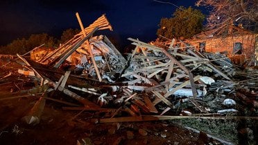 Наслідки обстрілу Краматорська та Словʼянська_3 / © t.me/VadymFilashkin