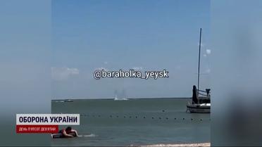 Российский штурмовик булькнул прямо в море