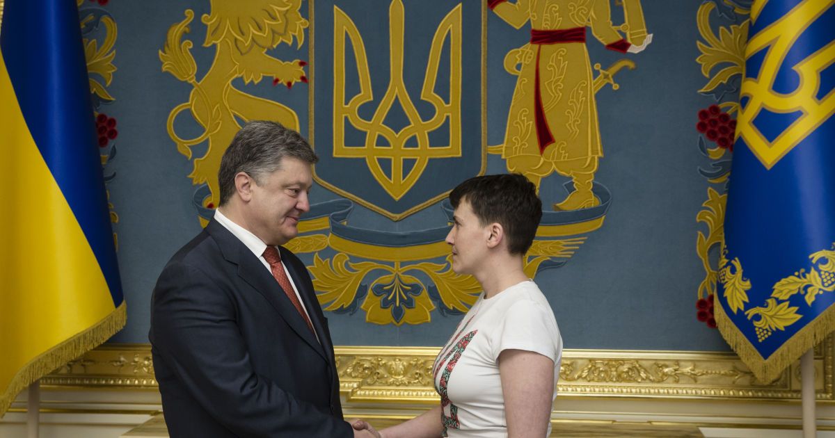 Савченко в АП-2_3 / © Сайт президента Украины