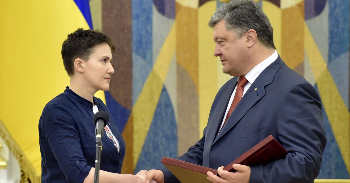 Савченко в АП-2_1 / © Сайт президента Украины