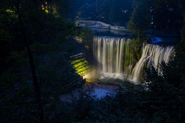 Водоспади, утворені річкою Плива, що впадає в річку Врбас. / © Getty Images