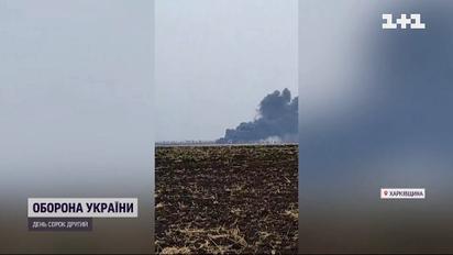 В Харьковской области ВСУ уничтожили колонну вражеских танков и взорвали вертолет