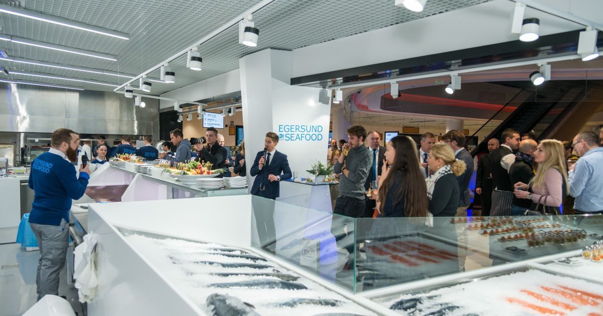 Новый магазин Egersund Seafood в ЦУМе