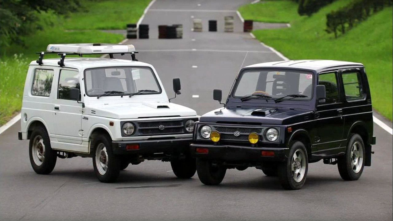 В Японии два Suzuki Jimny превратили в трехосный пикап "Гелендваген ...