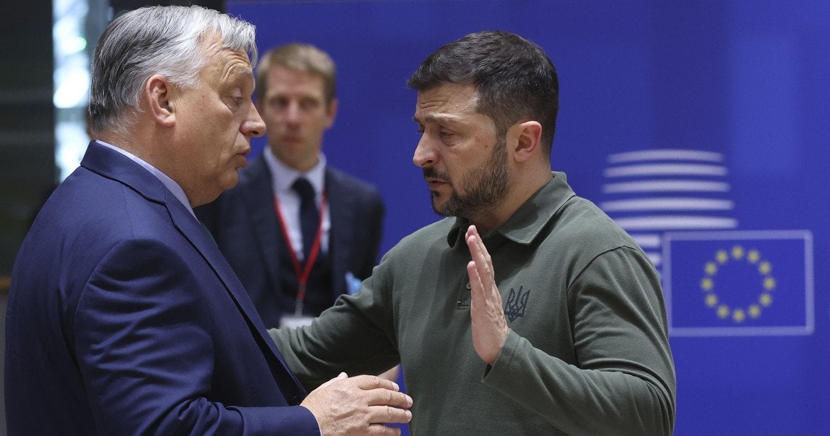 Віктор Орбан і Володимир Зеленський.