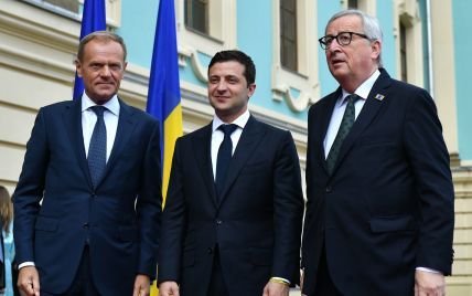 В Киеве стартовала встреча Зеленского, Юнкера и Туска в узком кругу