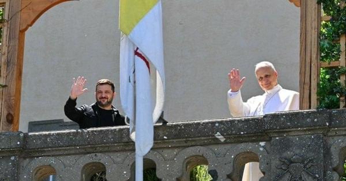 Володимир Зеленський та Папа Римський Лев XIV