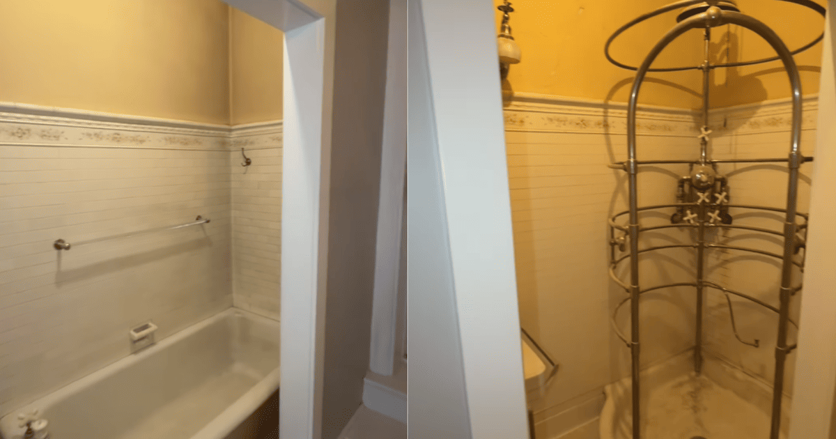 Главная ванная особняка Юэнглинг в Пенсильвании. Фото: @historicyuenglingmansion