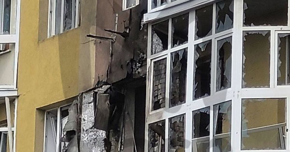 У Воронежі дрон врізався у будинок 9 червня / Фото з російських Telegram-каналів