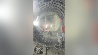 Восстановительные работы на синей ветке метро в Киеве продолжаются