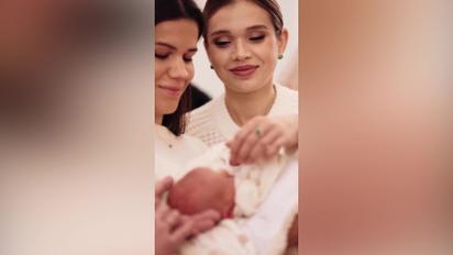 Саша Бо показала, як минув обряд хрещення її новонародженої доньки