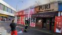 В Киеве возле метро "Дарница" горел рынок