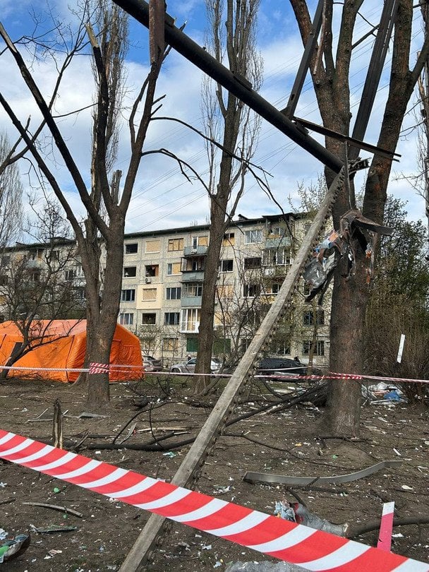 Атака РФ на Київ 16 квітня. Фото: Київ інфо / © соцмережі