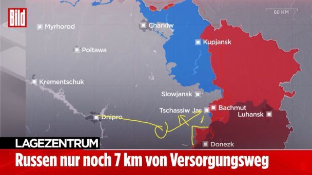 Ситуация в Донецкой области. Фото: BILD.