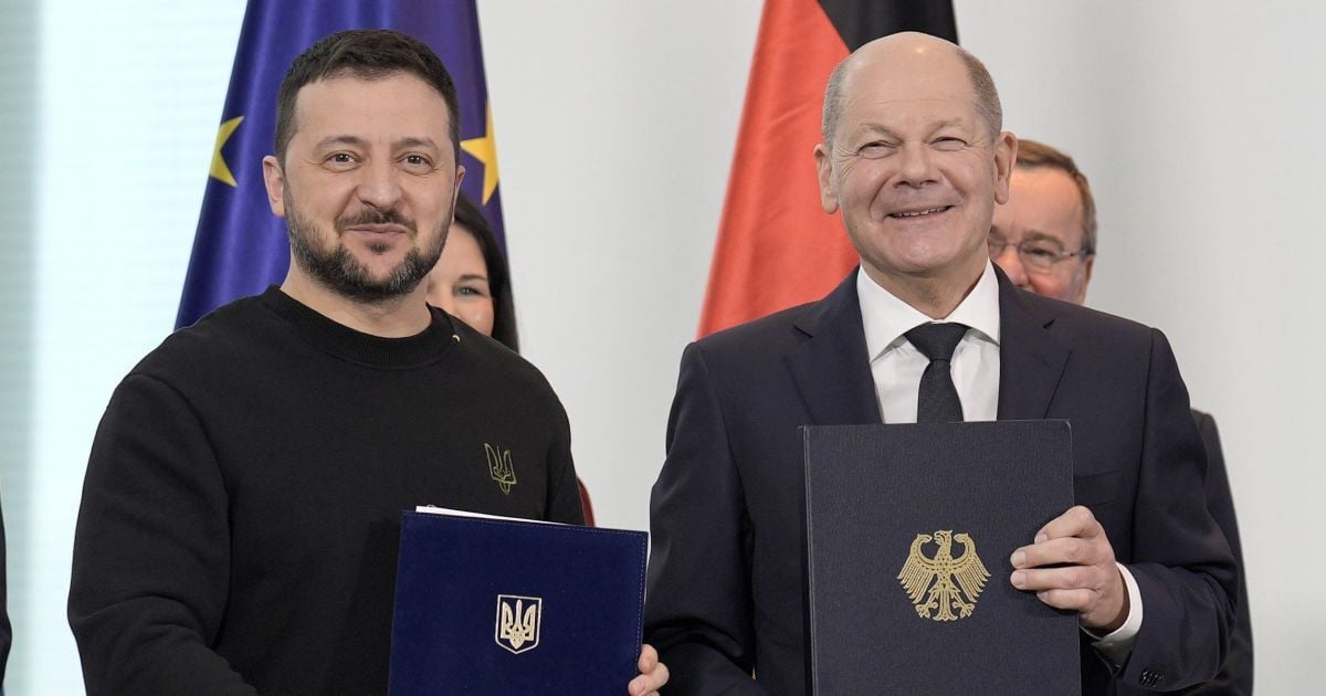 Президент України Володимир Зеленський та канцлер Німеччини Олаф Шольц