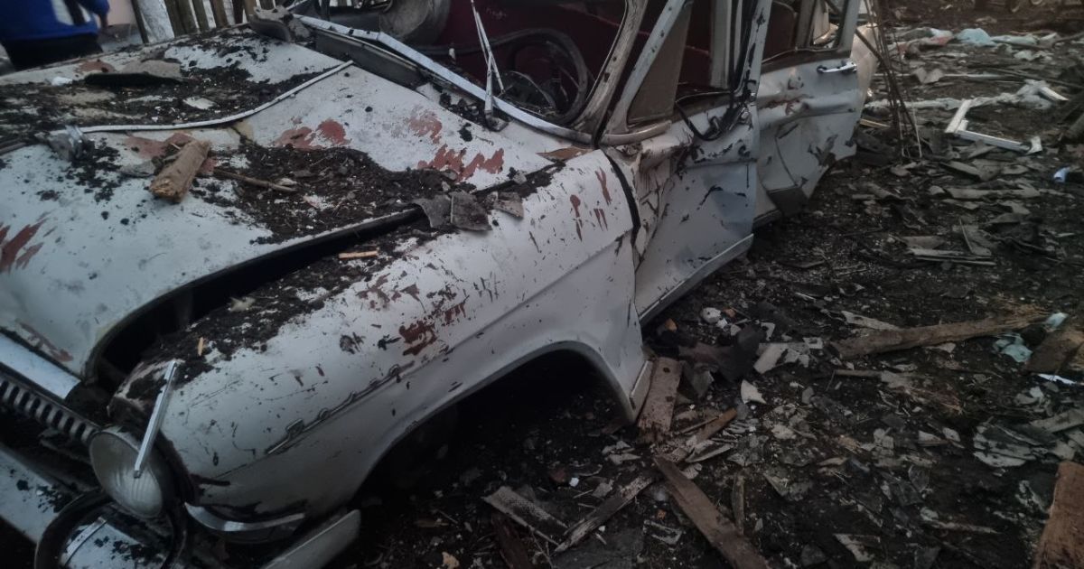 Missile attack on Smila on December 29 / Photo: Head of Cherkasy Regional Military Administration Ihor Taburets.