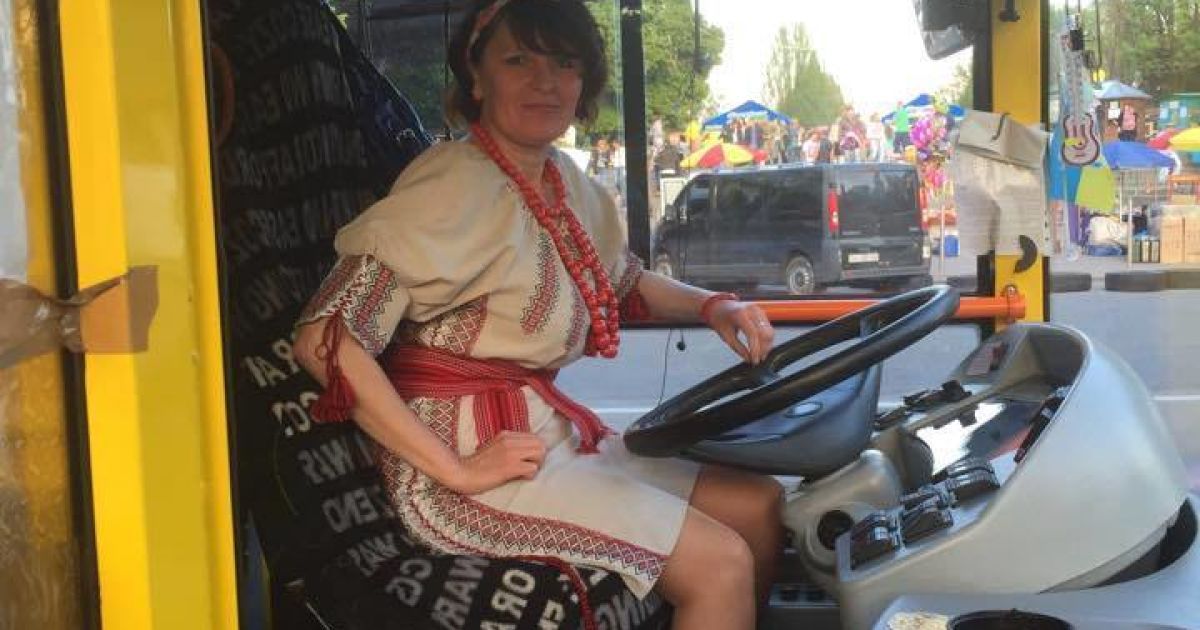 Водій тролейбуса №14 Валентина Шостак