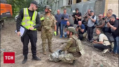 На месте удара по Киеву обнаружили двигатель российской ракеты