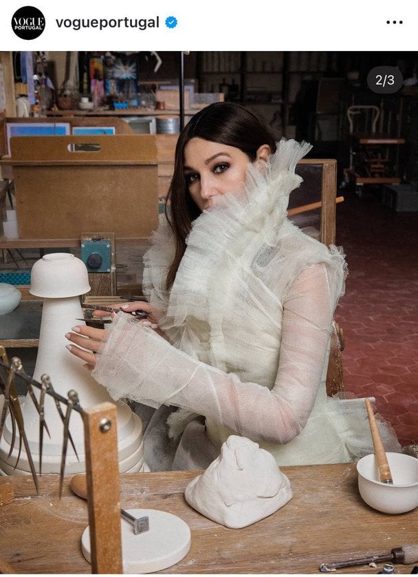 Моніка Беллуччі у Vogue / © Instagram Моніки Беллуччі