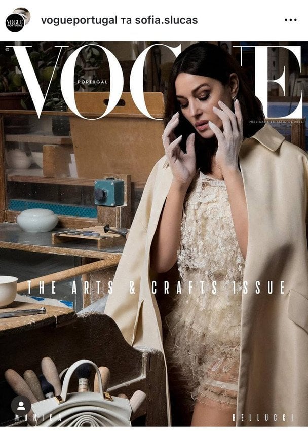Моніка Беллуччі у Vogue / © Instagram Моніки Беллуччі