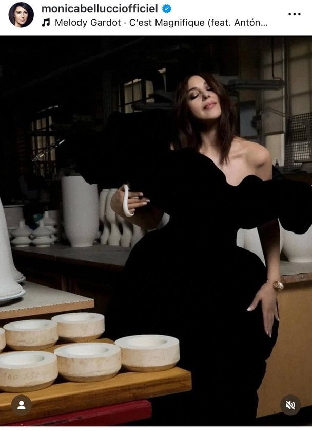 Моніка Беллуччі у Vogue / © Instagram Моніки Беллуччі