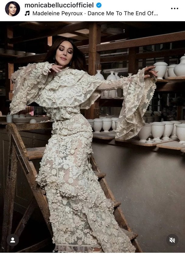 Моніка Беллуччі у Vogue / © Instagram Моніки Беллуччі