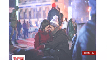 В аэропорту Борисполь открыли фотовыставку ко второй годовщине Революции достоинства