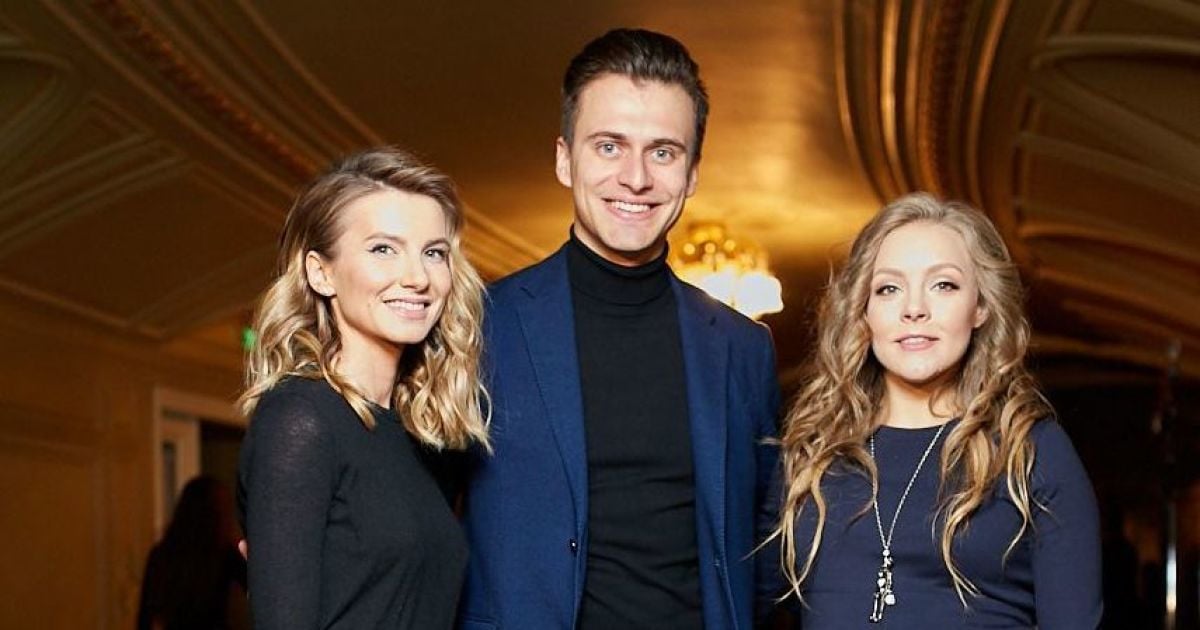 Олена Шоптенко та Олександр Скічко з дружиною Єлизаветою Юрушевою