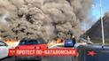 Протест по-каталонськи: сепаратисти палять шини та блокують автомагістралі