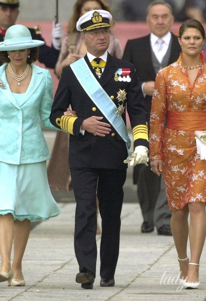 Королева Сільвія, король Карл Густав і кронпринцеса Вікторія / © Associated Press