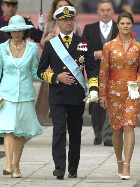 Королева Сильвия, король Карл Густав и кронпринцесса Виктория / © Associated Press